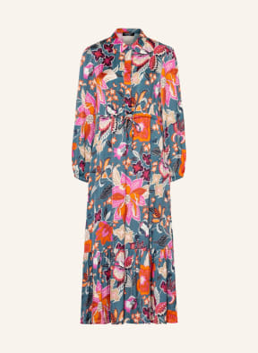 ANNA's Kleid, Farbe: PETROL/ ORANGE/ PINK (Bild 1)