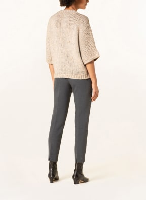 PESERICO Strickshirt mit Alpaka und Glitzergarn, Farbe: ECRU (Bild 1)