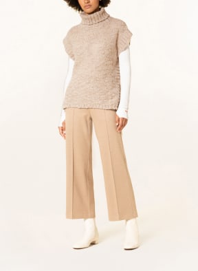 PESERICO Rollkragenpullunder mit Alpaka und Glitzergarn, Farbe: BEIGE (Bild 1)