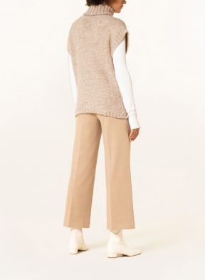 PESERICO Rollkragenpullunder mit Alpaka und Glitzergarn, Farbe: BEIGE (Bild 1)
