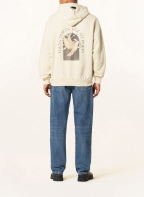 YOUNG POETS Hoodie INKED DANIS, Farbe: ECRU (Bild 1)