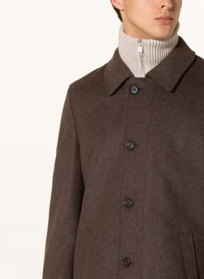 SCHNEIDERS Wool coat ULANDO, Color: DARK BROWN (Image 1)