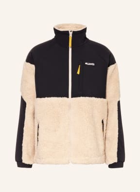 Columbia Fleecejacke, Farbe: SCHWARZ/ BEIGE (Bild 1)