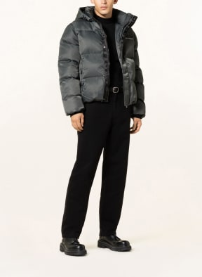 DAILY PAPER Quilted jacket EPUFFA with detachable hood, Color: OLIVE (Image 1)