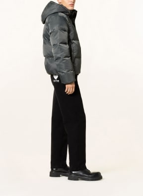 DAILY PAPER Quilted jacket EPUFFA with detachable hood, Color: OLIVE (Image 1)