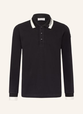 MONCLER enfant Piqué-Poloshirt, Farbe: SCHWARZ (Bild 1)