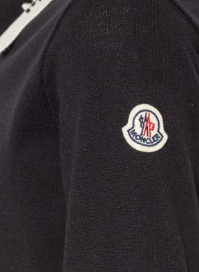 MONCLER enfant Piqué-Poloshirt, Farbe: SCHWARZ (Bild 1)
