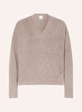ALLUDE Cardigan with glitter thread , Color: BEIGE (Image 1)