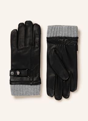 ROECKL Lederhandschuhe DAHLEN, Farbe: 008 BLACK/GREY (Bild 1)