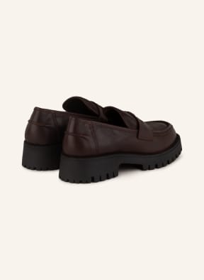 MRS & HUGS Penny loafers, Color: BROWN (Image 1)