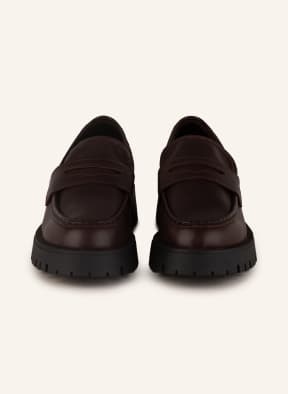 MRS & HUGS Penny loafers, Color: BROWN (Image 1)