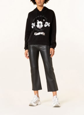 Princess GOES HOLLYWOOD Hoodie with sequins, Color: BLACK (Image 1)