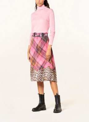 FrogBox Skirt, Color: PINK/ BROWN/ CREAM (Image 1)
