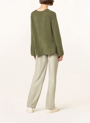CosyLovePure Cashmere sweater, Color: GREEN (Image 1)