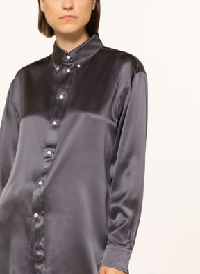 POLO RALPH LAUREN Hemdbluse aus Seide, Farbe: DUNKELGRAU (Bild 1)