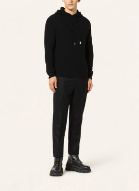 MONCLER Knit hoodie, Color: BLACK (Image 1)
