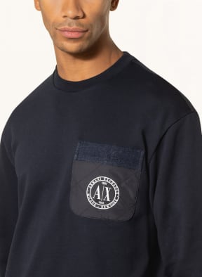 ARMANI EXCHANGE Sweatshirt, Farbe: DUNKELBLAU (Bild 1)