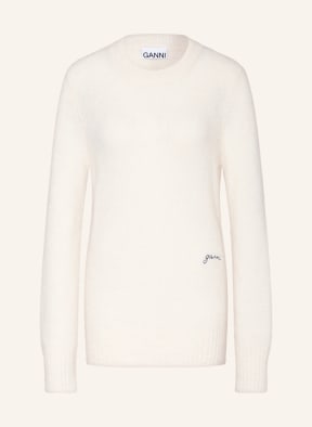 GANNI Pullover mit Alpaka, Farbe: ECRU (Bild 1)