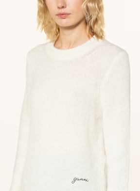 GANNI Pullover mit Alpaka, Farbe: ECRU (Bild 1)
