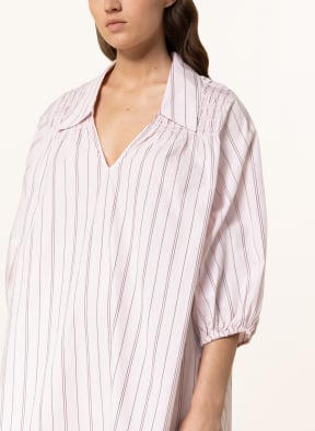 GANNI Oversized-Kleid mit 3/4-Arm, Farbe: HELLROSA/ TAUPE (Bild 1)