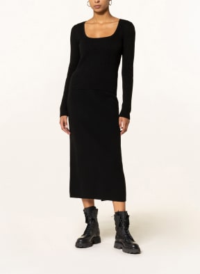 Marc O'Polo DENIM Sweater with glitter thread, Color: BLACK (Image 1)