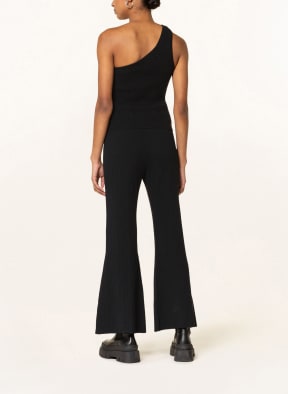 Marc O'Polo DENIM One-shoulder knit top with glitter thread, Color: BLACK (Image 1)