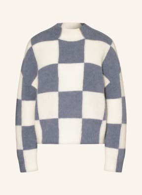 Marc O'Polo DENIM Oversized sweater with alpaca, Color: GRAY/ ECRU (Image 1)