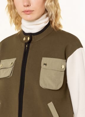 ESSENTIEL ANTWERP Strickjacke CRAZY, Farbe: OLIV/ GRÜN/ BEIGE (Bild 1)