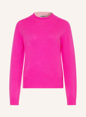ESSENTIEL ANTWERP Sweater CAMA made of merino wool in neon pink/ light pink  | Breuninger
