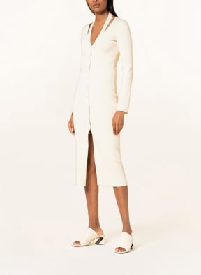 PATRIZIA PEPE Knit dress with cut-outs, Color: CREAM (Image 1)