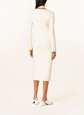 PATRIZIA PEPE Knit dress with cut-outs, Color: CREAM (Image 1)