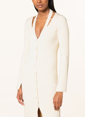 PATRIZIA PEPE Knit dress with cut-outs, Color: CREAM (Image 1)
