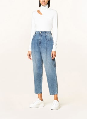 RIANI One-Shoulder-Longsleeve, Farbe: WEISS (Bild 1)