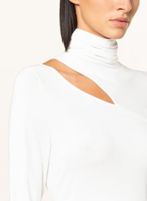 RIANI One-Shoulder-Longsleeve, Farbe: WEISS (Bild 1)