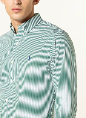 POLO RALPH LAUREN Hemd Slim Fit, Farbe: GRÜN/ WEISS (Bild 1)