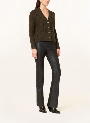 VINCE Strickjacke mit Cashmere, Farbe: KHAKI (Bild 1)