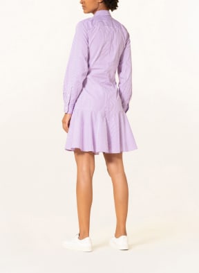 LAUREN RALPH LAUREN Shirt dress, Color: LIGHT PURPLE/ WHITE (Image 1)