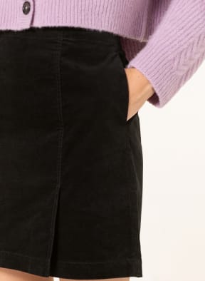 Marc O'Polo Corduroy skirt, Color: BLACK (Image 1)