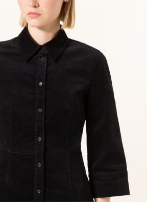 Marc O'Polo Shirt dress made of corduroy, Color: BLACK (Image 1)
