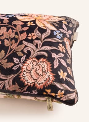 ESSENZA Velvet decorative cushion OPHELIA, Color: ROSE/ GREEN (Image 1)
