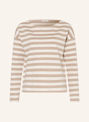 Marc O'Polo Long sleeve shirt , Color: BEIGE/ WHITE (Image 1)