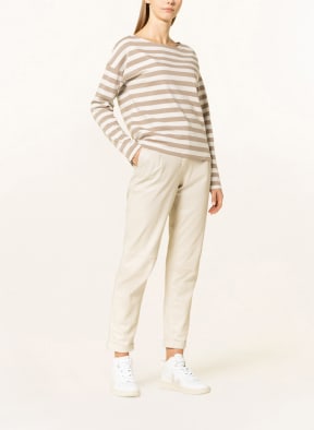 Marc O'Polo Long sleeve shirt , Color: BEIGE/ WHITE (Image 1)