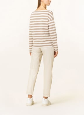 Marc O'Polo Long sleeve shirt , Color: BEIGE/ WHITE (Image 1)