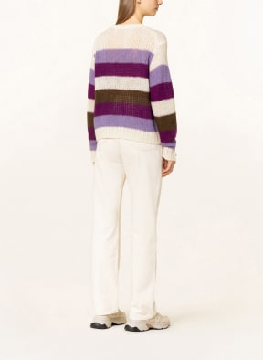 Marc O'Polo Sweater, Color: ECRU/ LIGHT PURPLE/ PURPLE (Image 1)