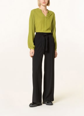 comma Wide leg trousers, Color: BLACK (Image 1)