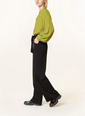 comma Wide leg trousers, Color: BLACK (Image 1)