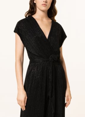 s.Oliver BLACK LABEL Jumpsuit with glitter thread, Color: BLACK (Image 1)