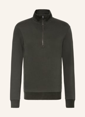 TRUSTED HANDWORK Half-zip sweater NASHVILLE, Color: KHAKI (Image 1)