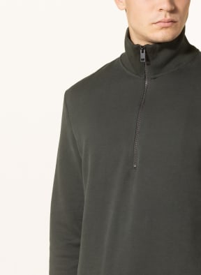 TRUSTED HANDWORK Half-zip sweater NASHVILLE, Color: KHAKI (Image 1)