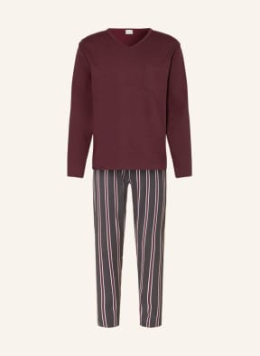 mey Pajamas , Color: DARK RED/ GRAY (Image 1)